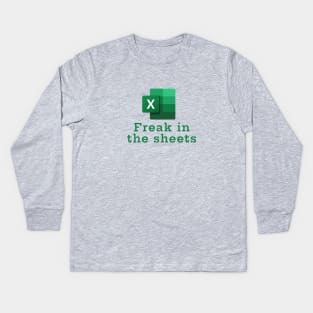 Freak in the sheets Kids Long Sleeve T-Shirt